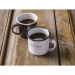Mug émaillé rétro en métal 350ml regalo d'azienda