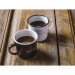 Mug émaillé rétro en métal 350ml, Tasse et mug émaillé pubblicitario