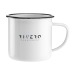 Mug émaillé rétro en métal 350ml, Tasse et mug émaillé pubblicitario