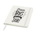 BudgetNote A5 Blanc carnet, Carnet à couverture rigide publicitaire