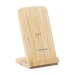 Miniatura del producto Soporte de bambú con carga inalámbrica de 10W 1