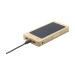 Solar Powerbank 8000 Wireless Charger chargeur externe, Batterie de secours ou powerbank publicitaire