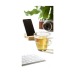 Supporto Bamboo support de téléphone, Porte-téléphone portable et support, socle, base pour smartphone publicitaire