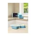 Mepal Cirqula bol rectangulaire multi-usage 1L lunchbox, boîte repas pubblicitario