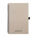 Wheatfiber Notebook A5 carnet de notes en fibres de blé, cahier recyclé publicitaire