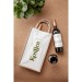 Miniature du produit Jute Canvas Double Wine Bag sac personnalisable à vin 3