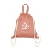 Recycled cotton PromoBag Plus 180g/m² sac à dos cadeau d’entreprise