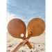 Juego de playa Waboba Paddle Set, Accesorio de corcho publicidad