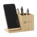 Bamboo Boss 15W FSC-100% support de charge/porte-stylo cadeau d’entreprise