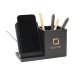 Bamboo Boss 15W FSC-100% support de charge/porte-stylo, Porte-téléphone portable et support, socle, base pour smartphone publicitaire