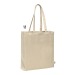 Tote bag 220g/m² coton bio avec soufflets cadeau d’entreprise
