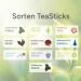 Bio TeaStick - Herbes Sauge-Thym - Design Individuel, thé, tisane et infusion publicitaire