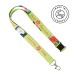 Product thumbnail Four-colour lanyard made in Europe 0