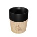 Mug céramique avec base en bois aimantée cadeau d’entreprise