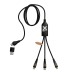 Câble digital 5-en-1 ultra fast charge 100W Import, câble de chargement publicitaire