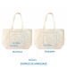 Grand sac français coton BIO XXL - Ecru, cabas reclame