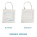 Sac coton filet Ecru cadeau d’entreprise