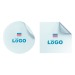 Sticker de sol brillant ROND/CARRE repositionnable blanc - 100x100cm regalo d'azienda