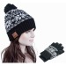 Pack son hiver : bonnet multicolore, écouteurs intégrés gants tactiles regalo d'azienda