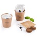 Gobelet en carton avec graines, objet écologique reclame