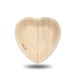 Assiette feuille de palmier en forme de coeur 16cm cadeau d’entreprise
