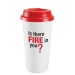 Tasse à café à emporter en plastique à double paroi 455ml/16oz **, Mug et tasse en plastique pubblicitario