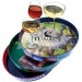 Plateau rond à bord relevé 32cm, plateau de bar publicitaire