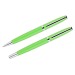 Parure de stylos pastel, Parure avec stylo roller publicitaire