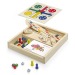 Miniature du produit Set de 4 jeux dans la boîte pratique en bois 0