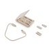 Support de téléphone avec câbles de charge Olin, Porte-téléphone portable et support, socle, base pour smartphone publicitaire