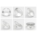 Diamant cristal blanc D40mm, presse-papier publicitaire