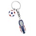 Porte-clés football bleu blanc rouge, porte-clés ballon de football publicitaire