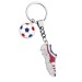 Porte-clés football bleu blanc rouge, porte-clés ballon de football publicitaire