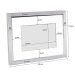 CADRE PHOTO PASSPARTOUT photo 10X15-15x2, cadre photo publicitaire