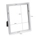 CADRE PHOTO MÉTAL BRILLANT - PHOTO 10X15, cadre photo publicitaire