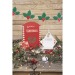 La boîte aux lettres du père Noël et ses 2 lettres Sweety Xmas, décoration et objet de Noël publicitaire