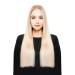 Perruque sirène blonde, perruque publicitaire