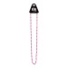 Collier perles rose, collier publicitaire