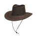 Chapeau Buffalo Luxe marron, chapeaux de fêtes publicitaire