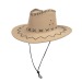 Chapeau Buffalo Luxe marron, chapeaux de fêtes publicitaire