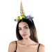 Serre-tête licorne dorée à fleurs cadeau d’entreprise