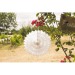 Éventail blanc 53cm cadeau d’entreprise