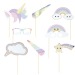 Photobooth baby licorne 8pcs, licorne reclame