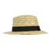 Chapeau canotier guinguette paille luxe regalo d'azienda