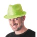Borsalino sequin néon orange, chapeau Borsalino pubblicitario