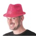 Borsalino sequin néon orange, chapeau Borsalino pubblicitario