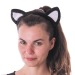 SERRE TÊTE CHAT BLANC ET NOIR VELOURS cadeau d’entreprise