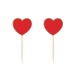 PICS A COCKTAIL COEURS ROUGES ET OR X 10 cadeau d’entreprise