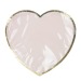 ASSIETTES COEUR ROUGE ET OR 19CM X 8, coeur  pubblicitario