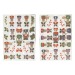 STICKERS CASSE NOISETTE X 50PCS, décoration et objet de Noël publicitaire